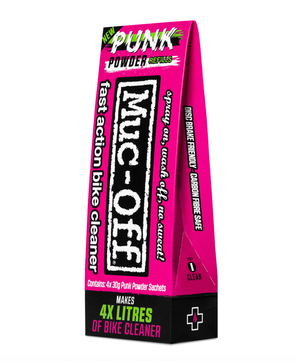 MUC-OFF PUNK POWDER BIKE CLEANER 4 SACHET PACK