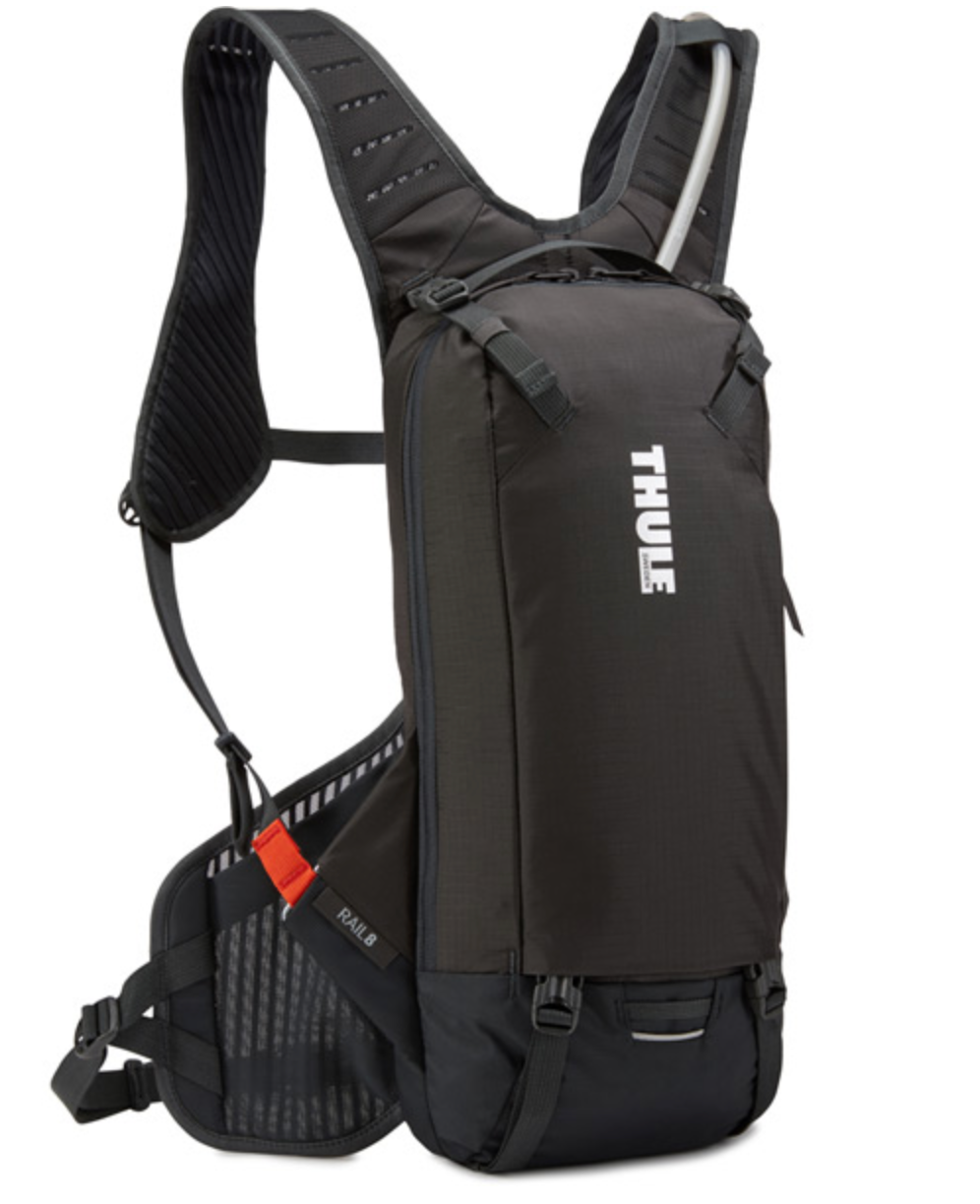 Thule Rail hydration backpack 8 litre cargo, 2.5 litre fluid - black
