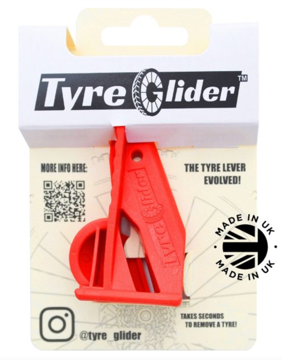The Tyre Glider - Evolved tyre lever