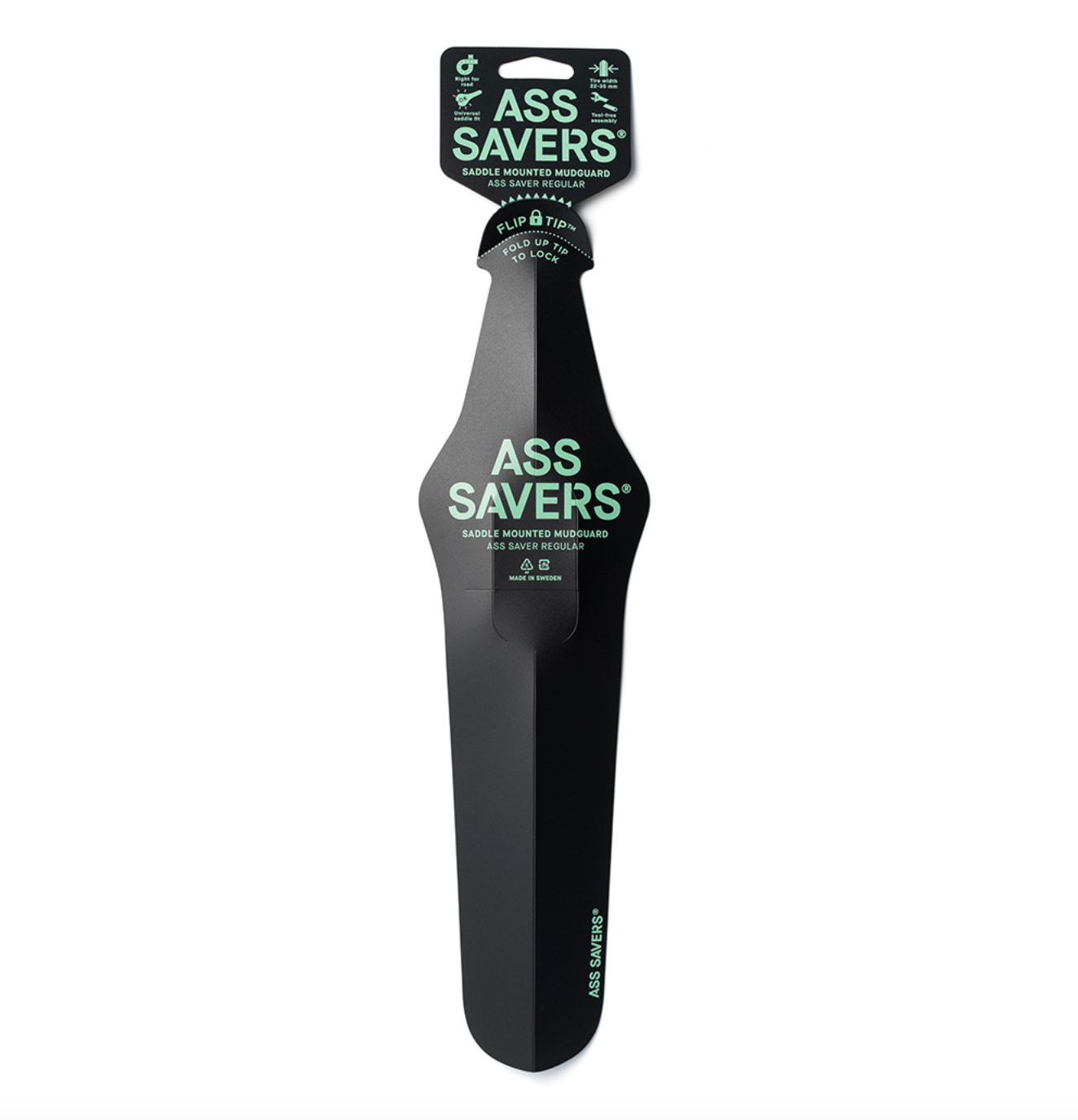 Ass Saver Regular, Rear - Superlight , Flexible, Saddle mounted